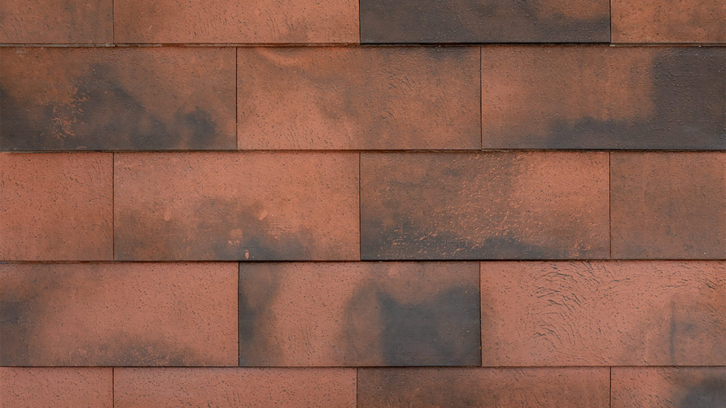 Keraminės fasado plokštelės RED FLAMED