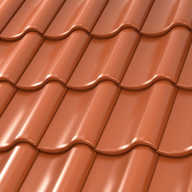 keraminės čerpės MILANO kupferrot-braun